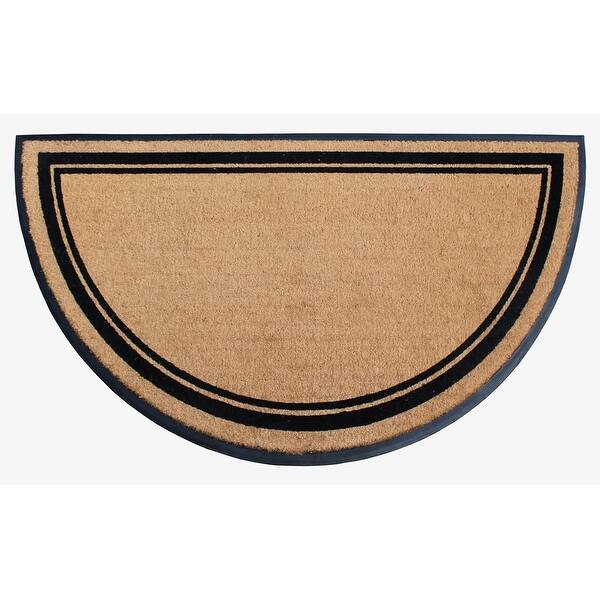 A1HC Natural Coir & Rubber Hand Flocked Large Door Mat 36"x72", Heavy Duty, Long Lasting Thick